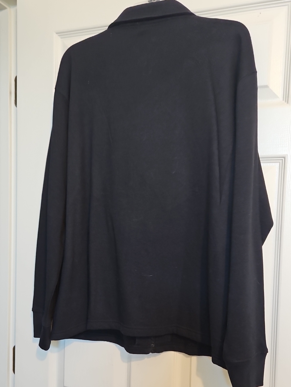 Black Zip Front Rhinestone Jacket - Picture 2 of 4